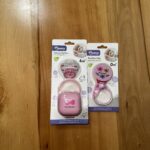 Baby Pacifier & Clip - Girl