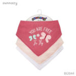 Triangle bibs set 3pcs