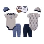 Hudson 8pcs set (0-3m&3-6m)