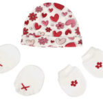 Sunnozy hat/mittens/booties set