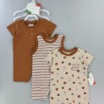 Baby Rompers 3pcs - 9-12m