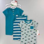Baby Rompers 3pcs - 3-6m