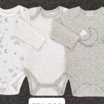 Long Sleeves Body Suits 3pcs - 3-6m