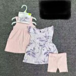 Baby Girl 3pcs dress - 3-6m