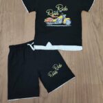 Baby boy shirt and shorts - Black - 2.5yrs-3yrs