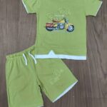 Baby boy shirt and shorts - Lemon - 9-12m