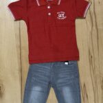 Boy Polo Shirt & Trousers - 9-12m