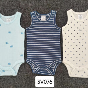 Sunnozy Sleeveless Bodysuit 3pcs
