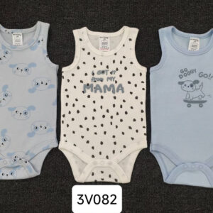 Sunnozy Sleeveless Bodysuit 3pcs