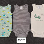 Sleeveless Bodysuit 3pcs - 3-6m
