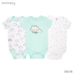 Bodysuits with sleeves 3pcs - 6-9m