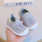 Baby Non-Slip Shoes - 6-12m, Grey