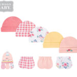 Hudson 8pcs Hats and Mittens set