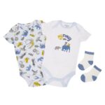 Sunnozy 2pcs bodysuit - 0-3m