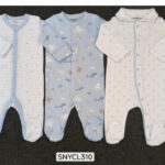 Sunnozy Button Sleep Suits - 0-3m