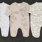 Little Duck Cotton Sleep Suits - 6-9m