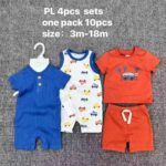 PL Baby Boy 4pcs Set - 9-12m