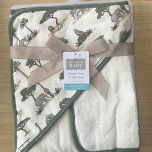 Hudson Cotton Hooded Towel/Washcloth