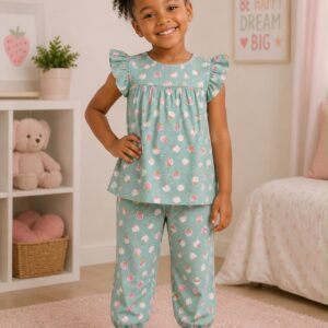 Caluby 2pcs sleep suits