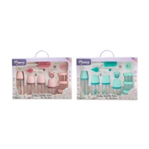 Momeasy 11pcs Feeding Bottle with Anti-Colic Valve