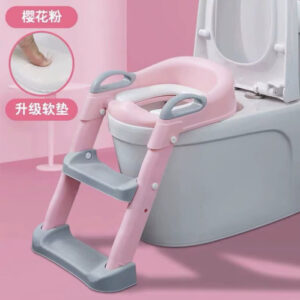 Toddler Toilet Ladder - Pink
