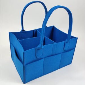 Felt Caddy Bag - blue