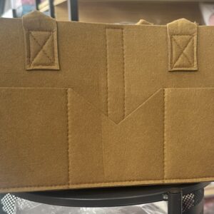 Felt Caddy Bag - yellowish brown