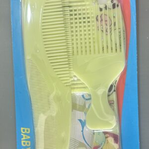 4pcs baby comb - yellow