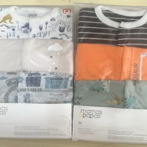 Mamas&Papas 3pcs sleepsuits - boys random pick