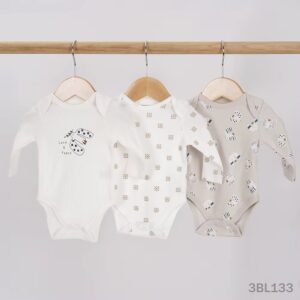 Sunnozy 3pcs long sleeves bodysuit - 6-9m