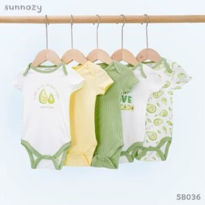 Sunnozy 5pcs bodysuit - 3-6m
