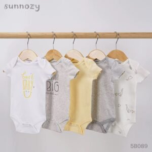 Sunnozy 5pcs bodysuits - 3-6m