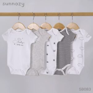 Sunnozy 5pcs bodysuits - 3-6m
