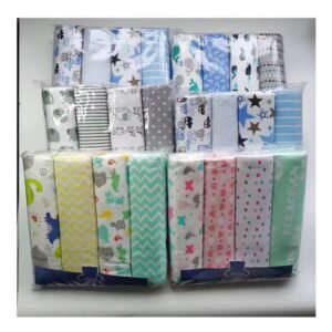 4pcs colored cot sheets/backing cloth 2 yards each
